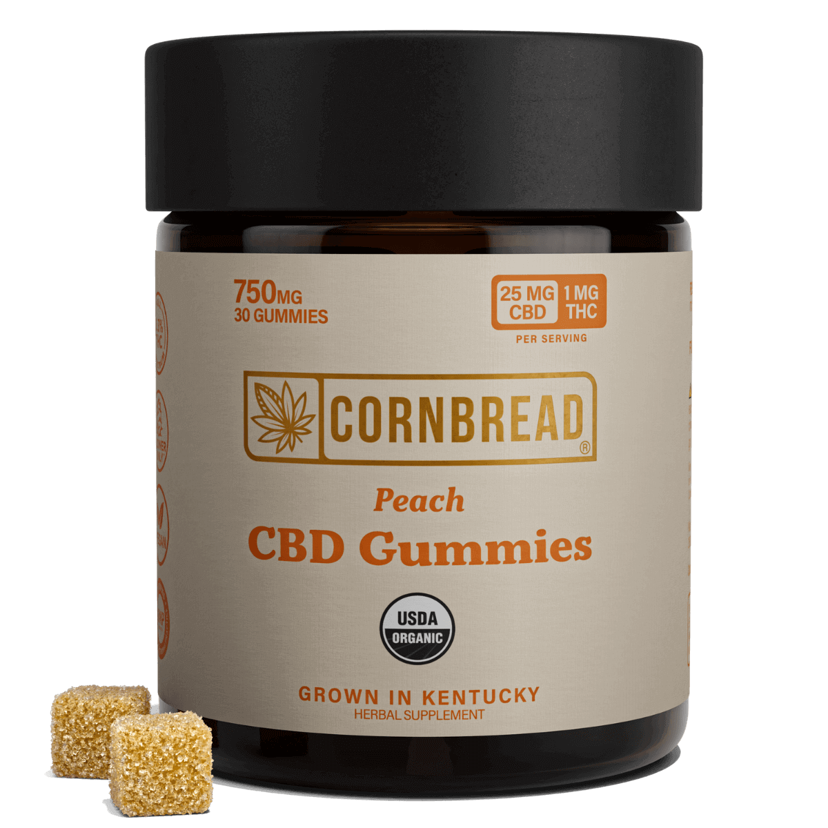 Peach CBD Gummies 750mg