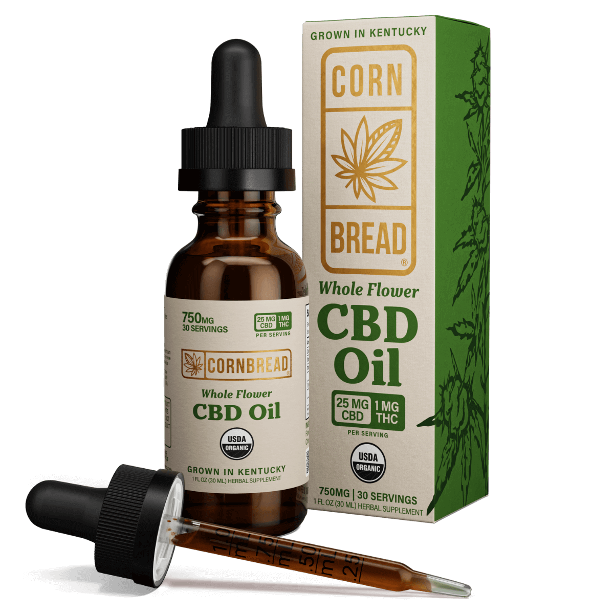 Cornbread Whole Flower USDA Organic CBD Oil