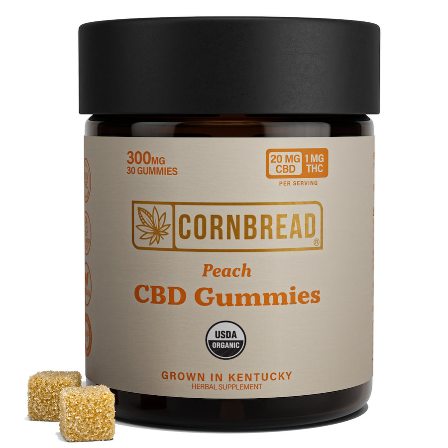 CBD Gummies with THC (Full Spectrum) - January 2023 - Cornbread Hemp®