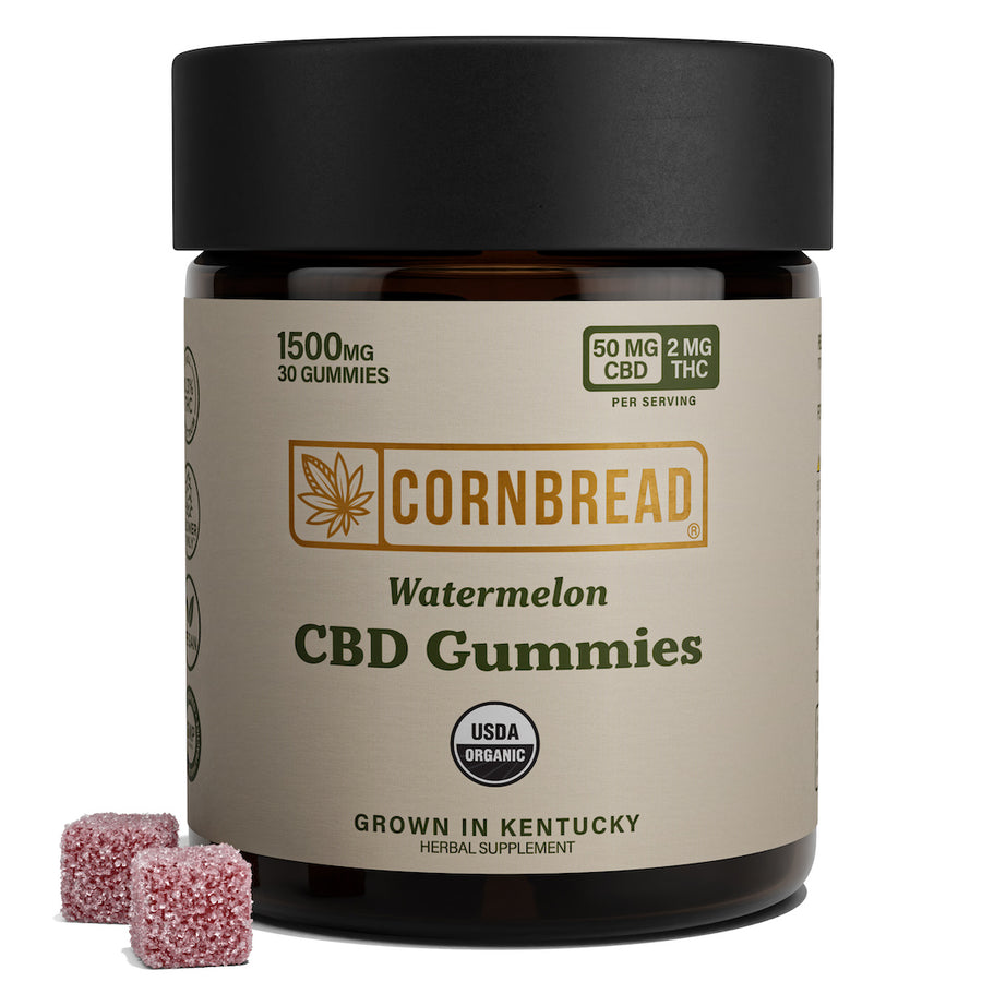 CBD Gummies with THC (Full Spectrum) - January 2023 - Cornbread Hemp®